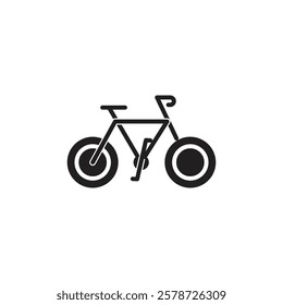 Bicycle icon Thin line art collection
