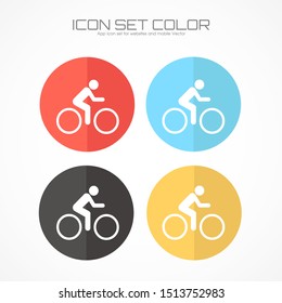 bicycle icon in trendy flat style isolated on background. bicycle icon page symbol for your web site design bicycle icon logo, app, UI. bicycle icon Vector illustration, EPS10.