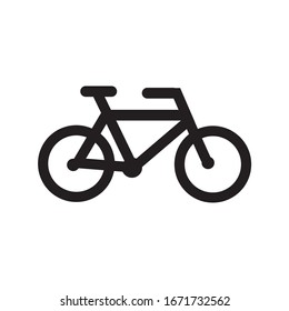 Bicycle Icon, Triathlon icon vector