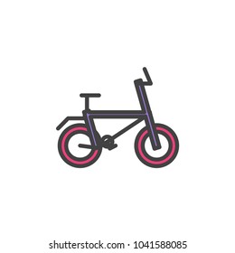 bicycle icon vector