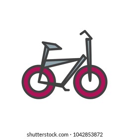 bicycle icon vector