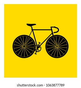 bicycle icon vector