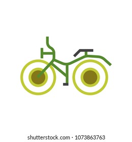 bicycle icon vector