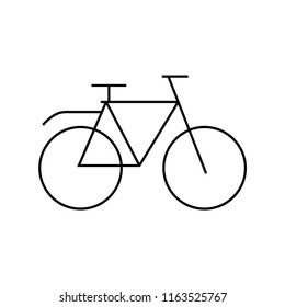 Bicycle icon. Vector.