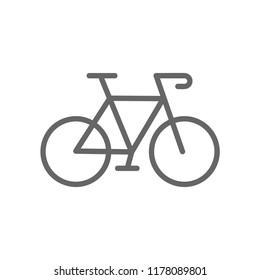 bicycle icon vector