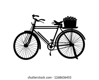 Bicycle icon vector