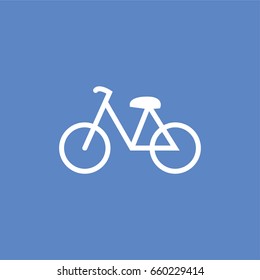 Bicycle icon vector