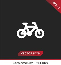Bicycle icon vector