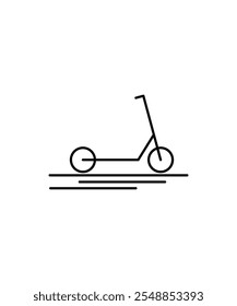 ícone de bicicleta, ícone de melhor linha de vetor.