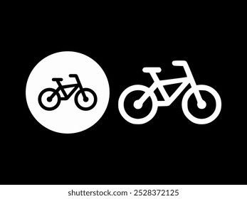 Fahrradsymbol, Vektor,
schwarz-weißes Fahrrad,
minimalistisches Fahrraddesign,
Transportsymbol,
einfache Fahrradgrafik,
Fahrradsymbol,