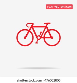 Bicycle icon. Vector concept illustration for design.