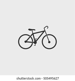 bicycle icon, vector design