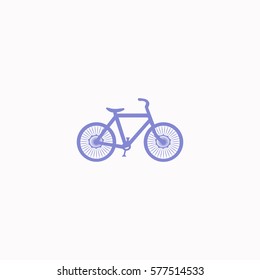 Bicycle  icon Vector design. Colored illustration.