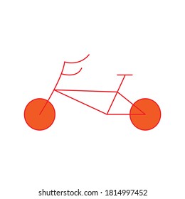 Bicycle icon vector design illustration