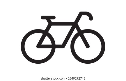 bicycle icon vector vector design illustration