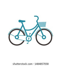 bicycle icon vector design template. Bicycle outline icon. Isolated on white background