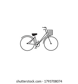 Bicycle Icon Vector Design  Template Illustration