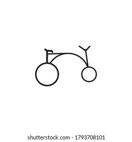 Icono De Bicicleta Vector Modelo De Diseño Ilustración