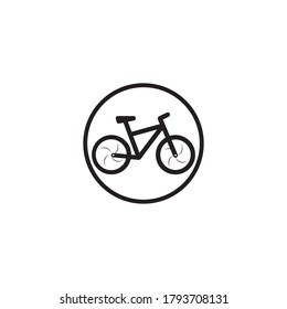 Icono De Bicicleta Vector Modelo De Diseño Ilustración