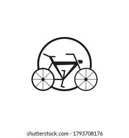 Bicycle Icon Vector Design  Template Illustration