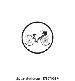 Icono De Bicicleta Vector Modelo De Diseño Ilustración
