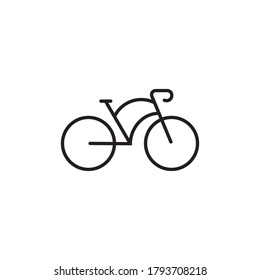 Bicycle Icon Vector Design  Template Illustration