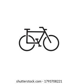 Bicycle Icon Vector Design  Template Illustration