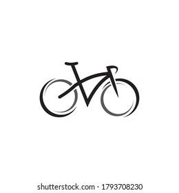 Bicycle Icon Vector Design  Template Illustration