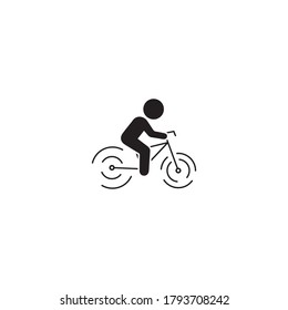 Bicycle Icon Vector Design  Template Illustration