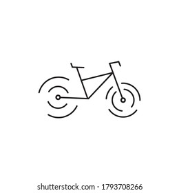 Bicycle Icon Vector Design  Template Illustration