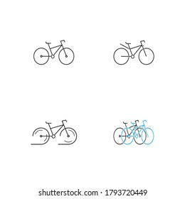 Bicycle Icon Vector Design  Template Illustration