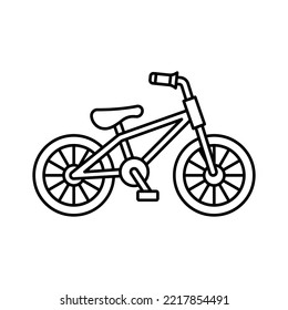 plantilla de diseño de vectores de icono de bicicleta en fondo blanco