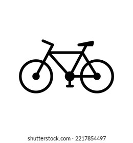 bicycle icon vector design template in white background