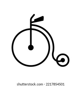 bicycle icon vector design template in white background