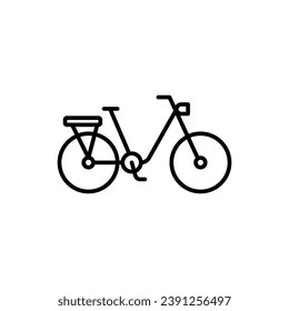 Bicycle icon vector design templates simple and modern concept