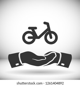 bicycle icon. Vector  Eps 10 