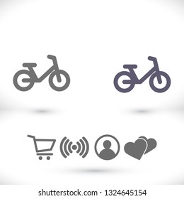 bicycle icon. Vector  Eps 10 