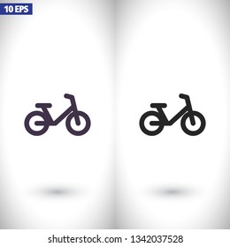 bicycle icon. Vector  Eps 10 
