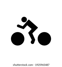 Bicycle icon, vector eps 10