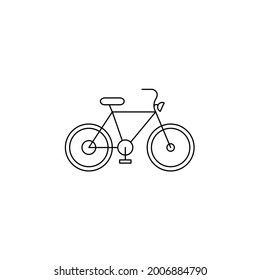 Bicycle icon, vector eps 10