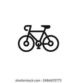 Bicycle icon vector. EPS 10 editable vector