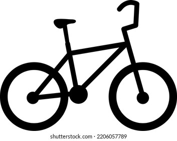 Bicycle icon vector. Flat design style on white background..eps
