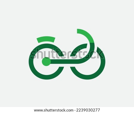 Bicycle icon vector graphic illustration. Bike symbol template for graphic and web design application. Bicycle flat design logo or icon template isolated on light background.