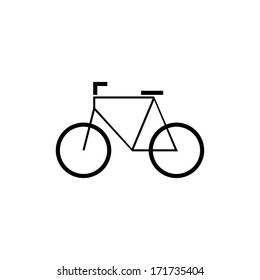Bicycle icon. Vector illustration