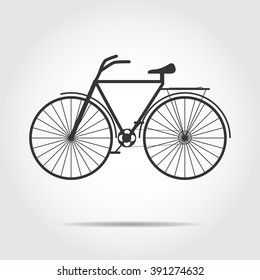 Bicycle icon Vector Illustration