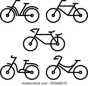Bicycle Icon Vector Illustration