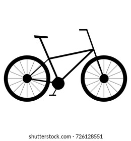 Bicycle icon. Vector illustration.