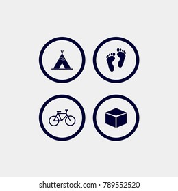bicycle icon, Vector illustration