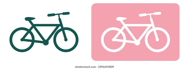 Bicycle icon vector illustration design eps 10