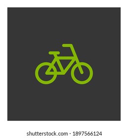 bicycle icon. Vector illustration EPS 10.